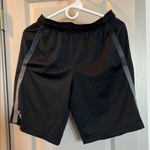 Mens Under Armour Black Athletic Performance Shorts